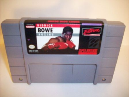 Riddick Bowe Boxing - SNES Game